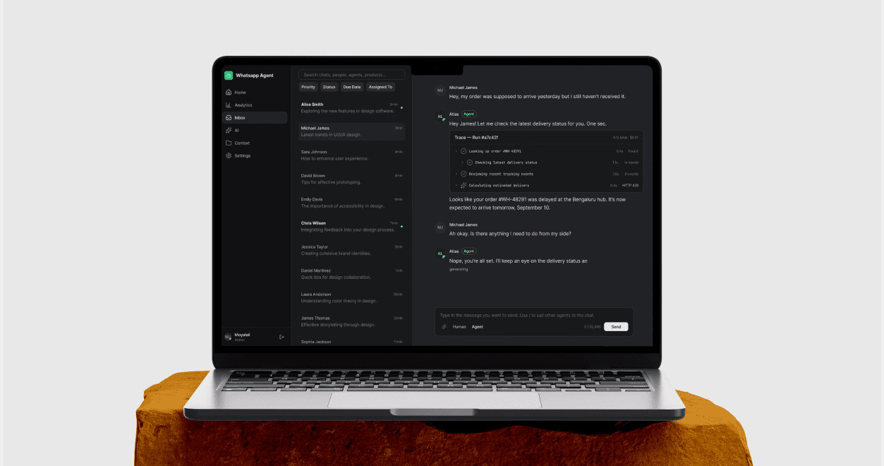 WhatsApp Agent Dashboard